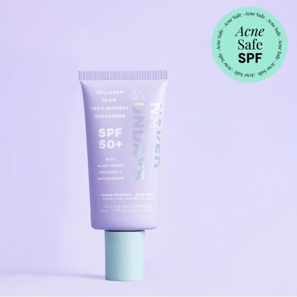 ☀️ NIB☀️ NAKED SUNDAYS Collagen Glow SPF 50+ Sunscreen